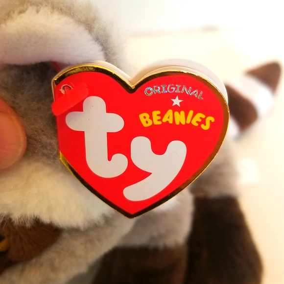NWT Ty Beanie Boos Bandit The Racoon 2016 - Picture 5 of 9